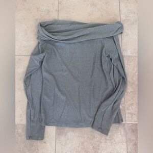 Banana Republic Shimmering Gray Blouse
